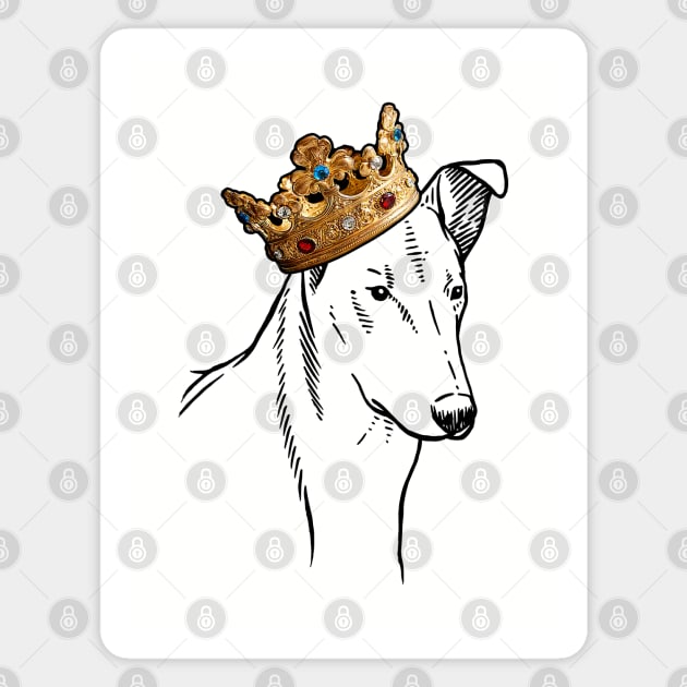 Smooth Collie Dog King Queen Wearing Crown Magnet by millersye